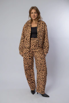 CALÇA BARREL ONÇA AURA - Flor de Cacto Concept