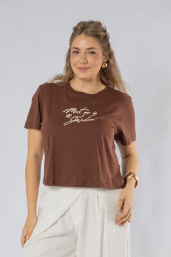 T-SHIRT CROPPED - Flor de Cacto Concept
