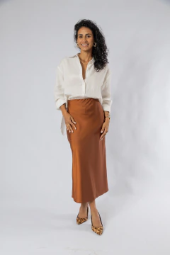 SAIA ACETINADA LAUREN - comprar online
