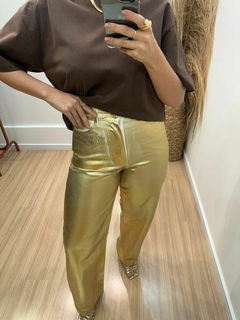 CALÇA METALIZADA FABIULA - Flor de Cacto Concept