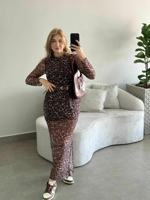 VESTIDO ONÇA GIO