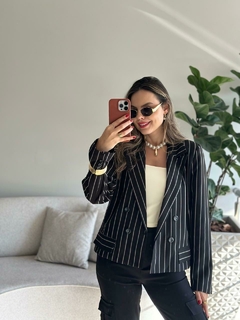 BLAZER RISCA DE GIZ VERA - Flor de Cacto Concept