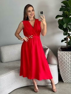 VESTIDO ESTER COM CINTO - comprar online