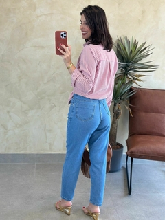 CALÇA JEANS MOM MARINA - Flor de Cacto Concept