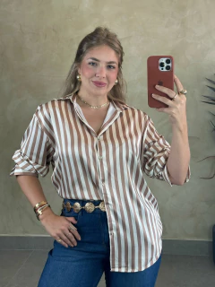 CAMISA LISTRADA ANNE - Flor de Cacto Concept