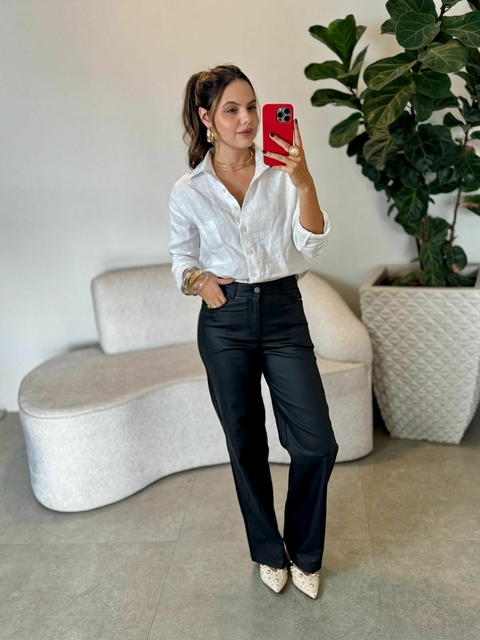WIDE LEG RESINADA LIVIA - comprar online