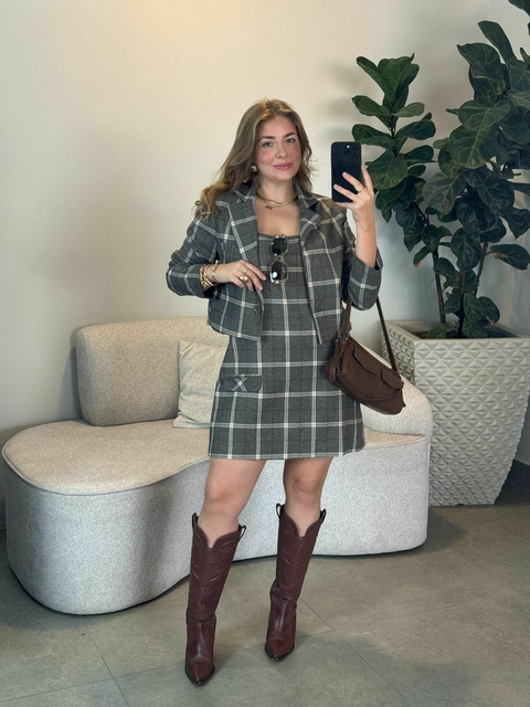 VESTIDO XADREZ CAMILA - comprar online