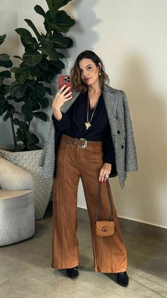 WIDE LEG SUEDE LARI - comprar online