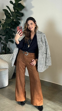 WIDE LEG SUEDE LARI - comprar online