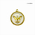 Kit 4 Peças - Pingente Medalha Pomba com Resina EF42925