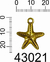 Kit 20 Peças - Pingente Estrela do Mar EF 43021 na internet