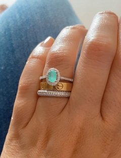 Aliança cartier inspired na internet