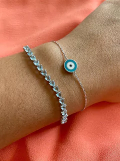 Pulseira olho grego esmaltado - comprar online