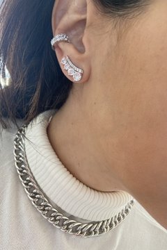 Earcuff solitários decrescente - comprar online