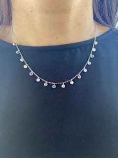 Colar pontos de luz rainbow candy colors - comprar online