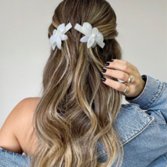 Presilha orquídea acetato - comprar online