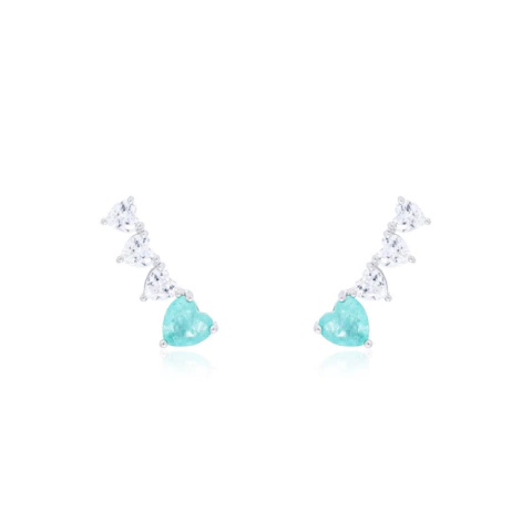 Earcuff corações colombiana