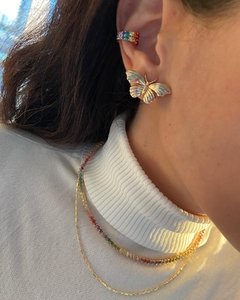 Falso piercing duo rainbow