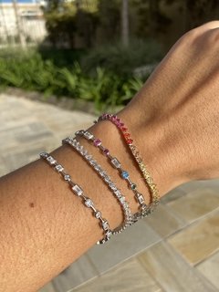 Pulseira riviera fio faca na internet
