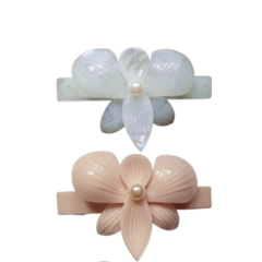 Presilha orquídea acetato