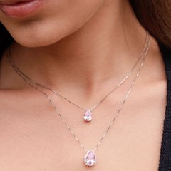 Colar gota princesa kunzita - comprar online