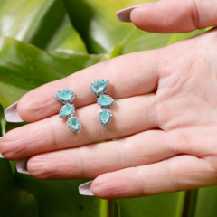 Earcuff tri gotas colombiana - Rafaella Ulhoa Semijoias