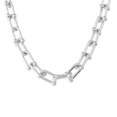 Colar elos Tiffa Silver
