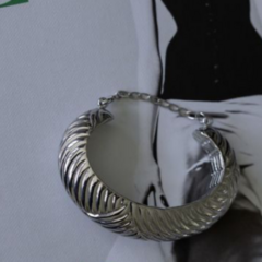 Bracelete texturizado Silver
