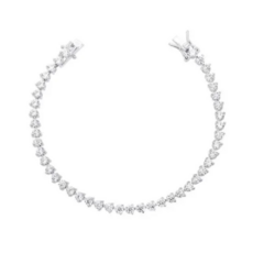 Pulseira riviera três garras - 3 mm- 17 cm