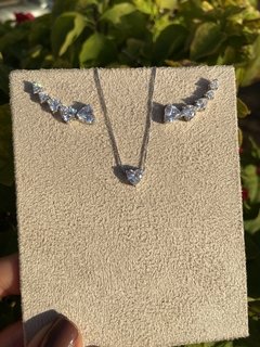Earcuff corações decrescentes - comprar online