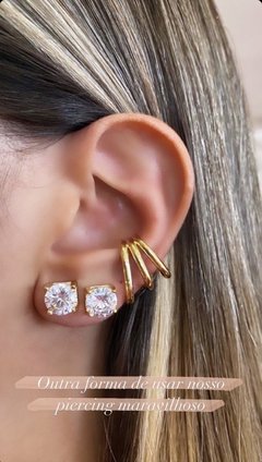 Falso piercing triplo - comprar online