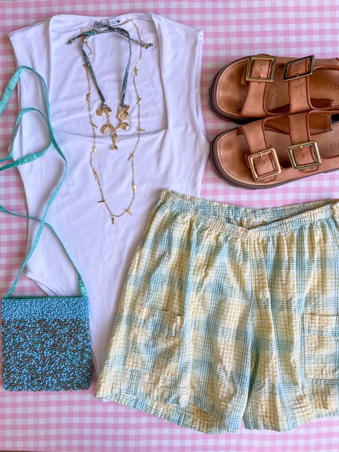 Short Seersucker Vintage P - comprar online