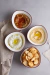 Trio de "Dips" con tostaditas en internet