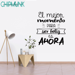 El mejor momento es ahora