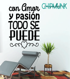 Con amor y pasión todo se puede