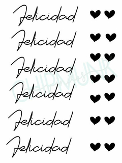 Palabras con corazon - tienda online