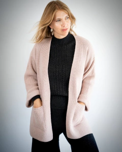 cardigan perle con bolsillos sweater mar del plata venta por mayor menor 