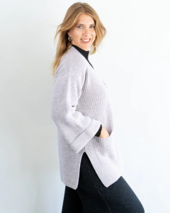 cardigan perle con bolsillos sweater mar del plata venta por mayor menor 