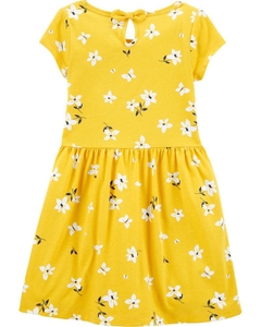 Vestido Carter's - Amarelo com flores - comprar online