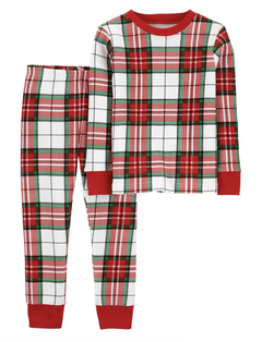 Pijama Carter’s - Xadrez de Natal