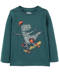 Blusa Oshkosh - Dinossauro no Skate - comprar online