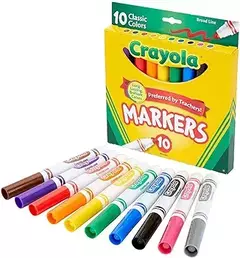 Canetinhas Crayola - 10 Classic Colors