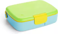 Bento box Munchkin com talheres - Azul, verde e amarela - Ala Importados