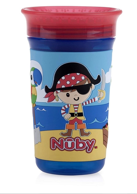 Copo 360° Nuby 295ml - Pirata