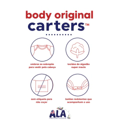 Kit de body Carter’s - Beep! Beep!