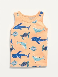 Camiseta regata Old Navy - Fundo do mar