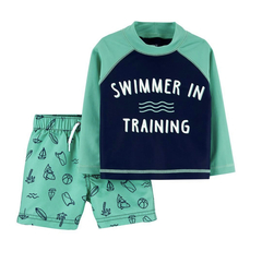 Conjunto de banho com proteção solar UPF50+ Carter’s - Swimmer in training