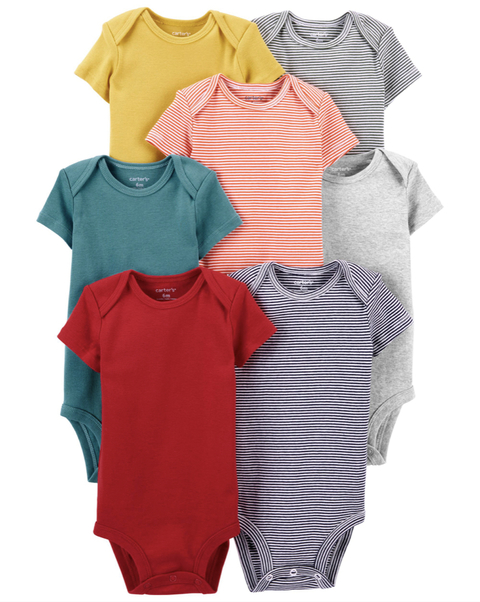 Kit de body 7 peças Carter’s - Variados