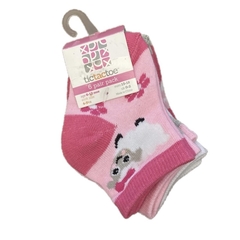 Kit de 6 pares de meia Tic-tac-toe - Ovelhas