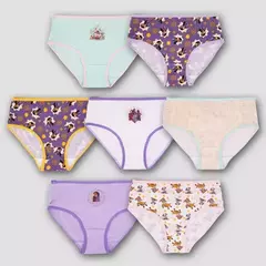 Kit 7 calcinhas Disney Wish